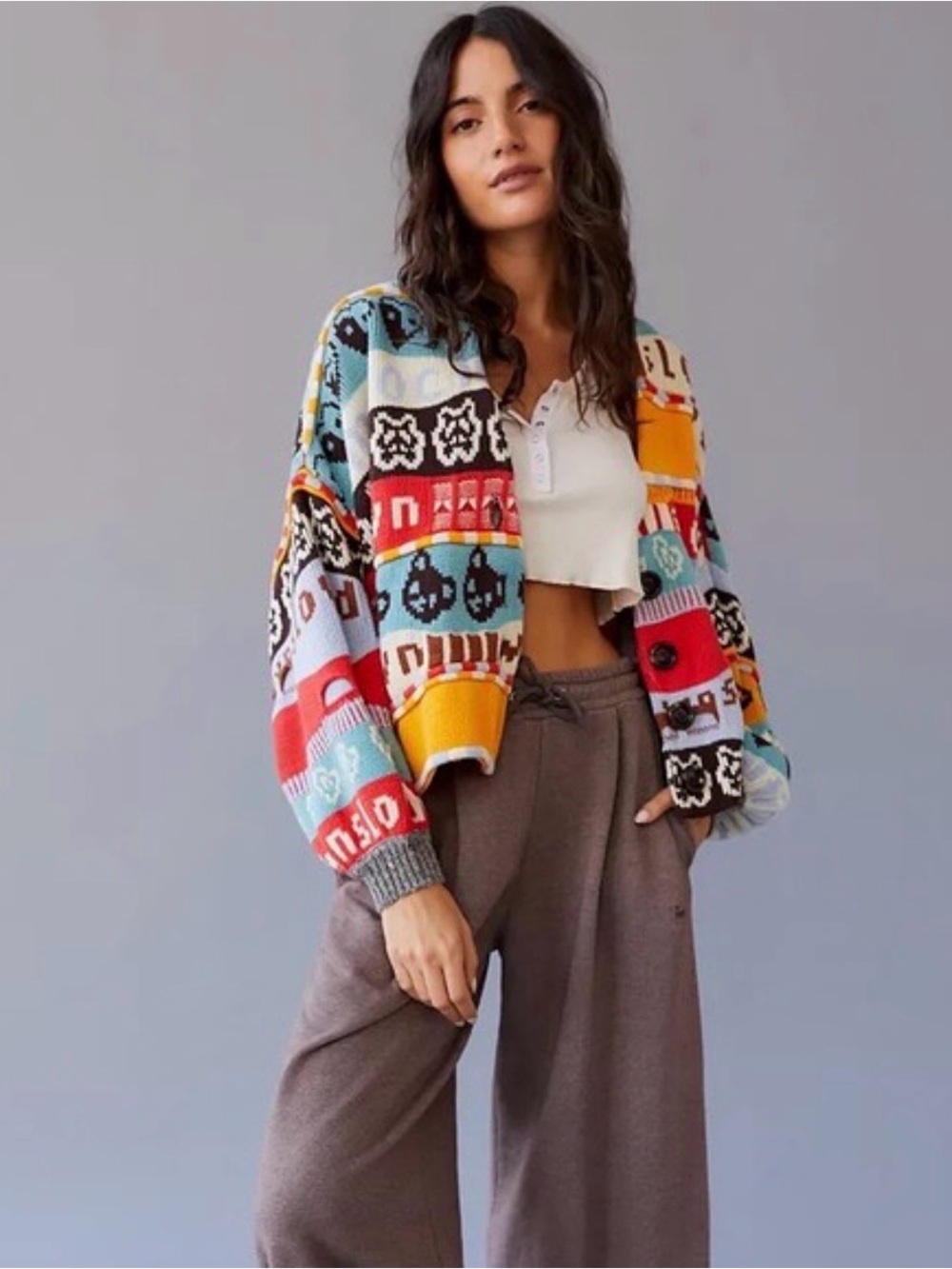 BDG ‘Slow Down’ Oversized Knit Cardigan